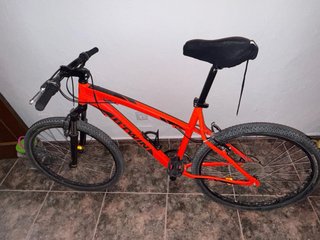 Bicicleta de Montaña naranja talla M