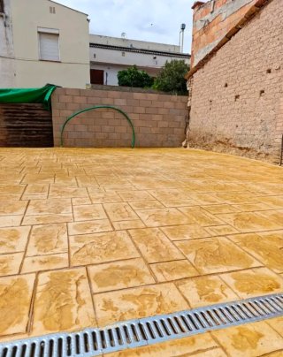 Hormigón impreso para exteriores