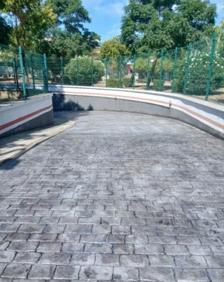 Hormigón impreso para exteriores