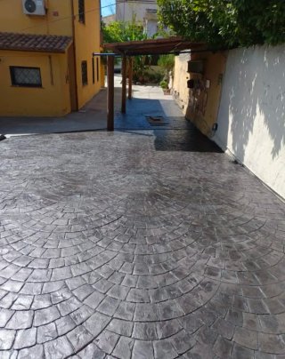Hormigón impreso para exteriores