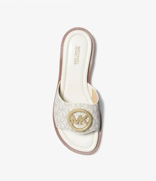 Sandalia Tipo Chancla Hannah Logotipo Michael Kors