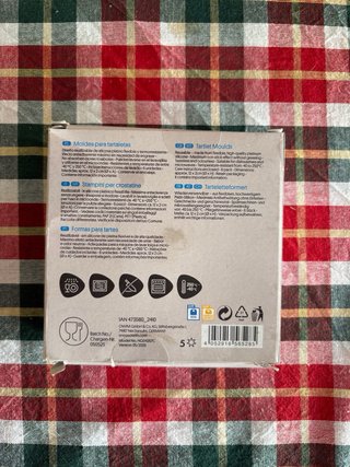 6 Moldes para Tartaletas SilverCrest