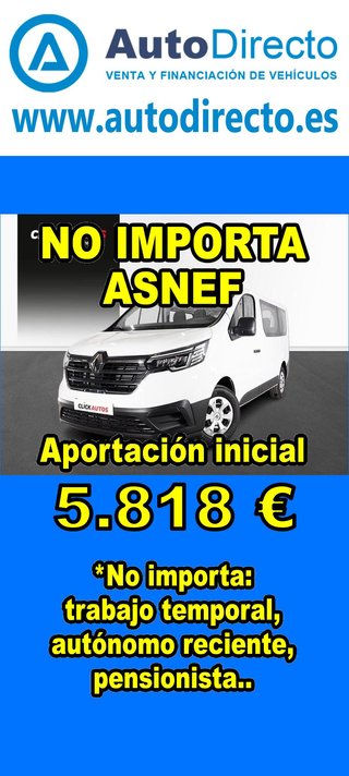 RENAULT TRAFIC 2.0 DCI 110CV AUTHENTIC ENERGY BLUE 9 PLAZAS