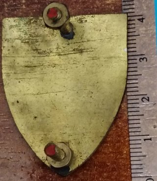 Chapa San Jordi Moto Vespa Antigua