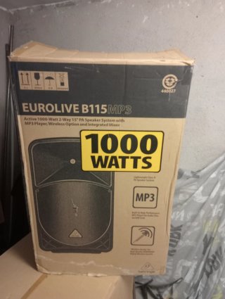 Altavoz Behringer B115 Eurolive MP3