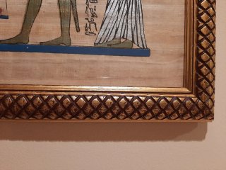 Cuadro Papiro Egipcio.mide 45×35 con marco