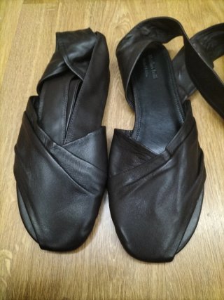Bailarinas Massimo Dutti Piel Marrón
