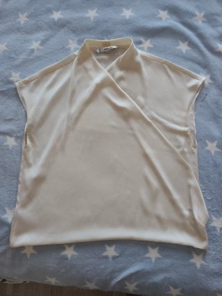 Blusa Mango Beige Talla M