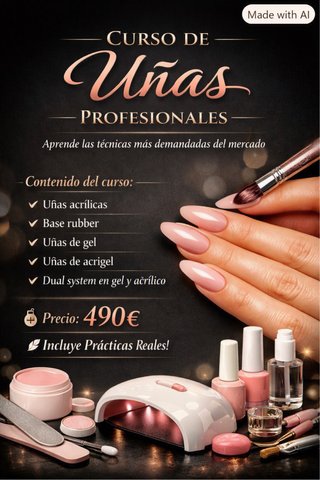Cursos de uñas , todo lo que , para tener éxito