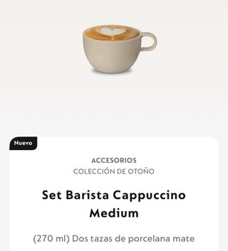Taza Nespresso Barista Collection