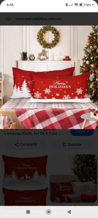 Fundas Cojín Navidad 30x50 cm (Paquete 2)