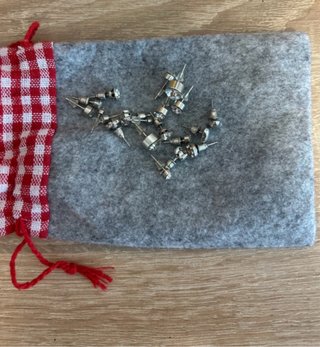 Lote Pendientes Variados Plata y Cristal + regalo