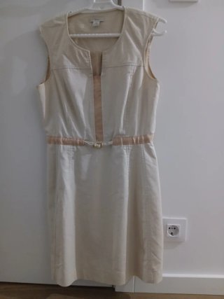 Vestido Beige Sfera Talla M