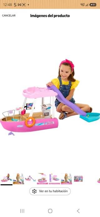 Barco de Barbie con Tobogán