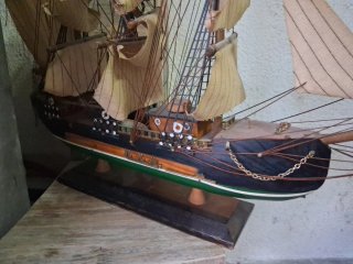 Maqueta Barco Madera Detallado