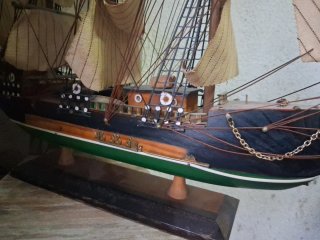 Maqueta Barco Madera Detallado