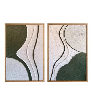 Dúo de Cuadros Texturados