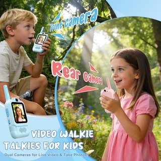 ALAFLY Walkie Talkies Niños video 2 camara 2pack