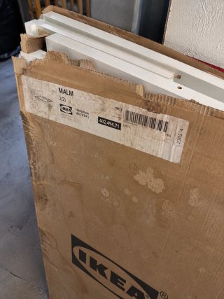 Cama / Bed IKEA MALM 160x200 + LINDBÅDEN completa