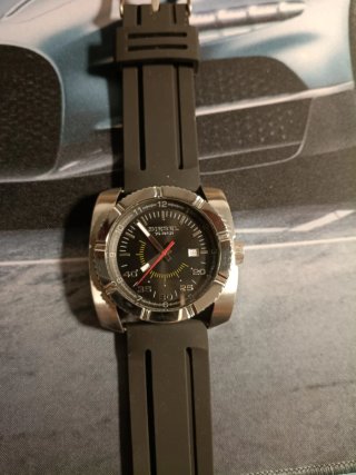 Reloj Diesel Negro y Plateado