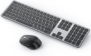OMOTON Teclado Ratón BT Mac 3 Canales QWERTY ES