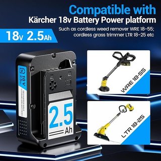 METACUCU Batería 18V 2.5Ah Herramientas Kärcher