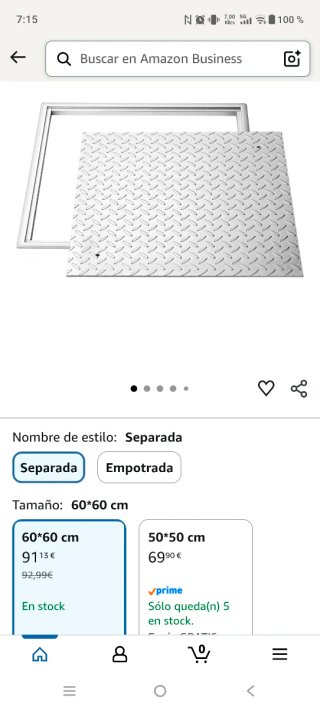 Tapa de alcantarilla 60x60 cm Vevor