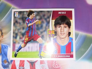 Cromo Messi LFP F.C. Barcelona