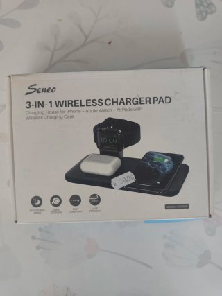 Base de Carga Inalámbrica 3 en 1 Seneo