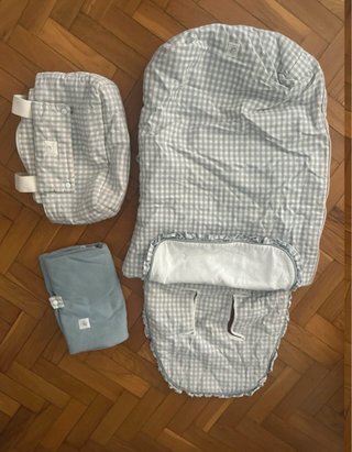 Saco silla + bolso + cambiador Mon Petit Nicolás