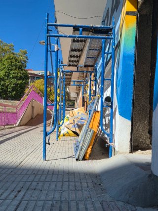 Andamio Metálico de Construcción