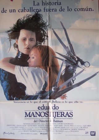 Cartel Cine Eduardo Manostijeras Tim Burton