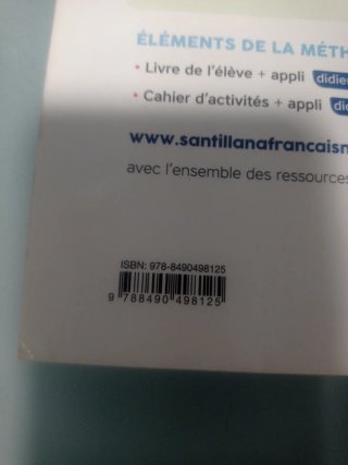 Libro de francés escuela de idiomas y cuadernillo