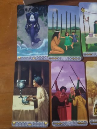 Baraja de Tarot con 78 cartas