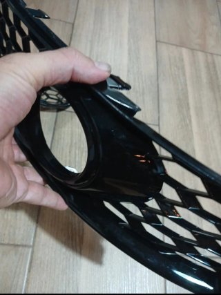 Audi A3 Rejillas Parachoques Delantero Negro Hexag