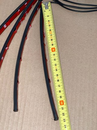 Set de 4 Tiras LED para Interior de Coche