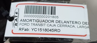 AMORTIGUADOR DELANTERO DERECHO FORD TRANSIT CAJA CERRADA, LARGA (FY) (2000 =>) FT  330   2.4  Express-Line
