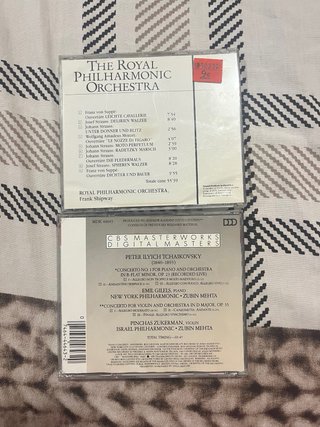 Lote 2 CD música clásica Royal Philharmonic Tchaik