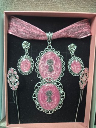 Conjunto baturra artesanal para traje regional