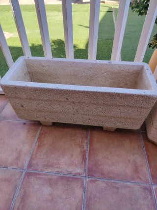 Lote de 7 Jardineras de Piedra