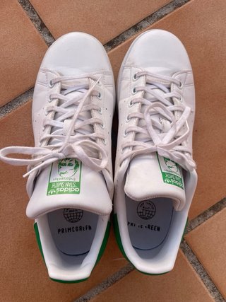 Zapatillas Adidas Stan Smith Blancas y Verdes