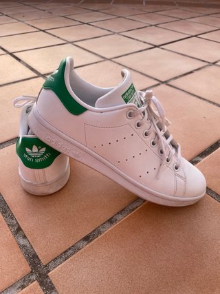 Zapatillas Adidas Stan Smith Blancas y Verdes