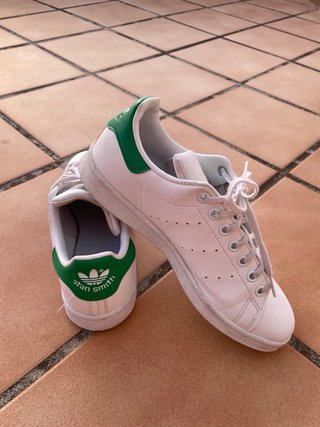Zapatillas Adidas Stan Smith Blancas y Verdes