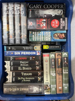 Películas VHS - videoclub. Títulos varios.