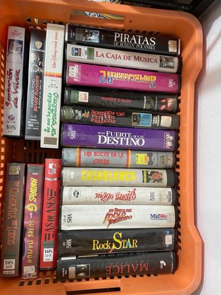 Películas VHS - videoclub. Títulos varios.