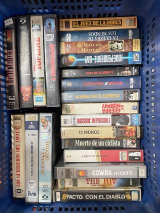 Películas VHS - videoclub. Títulos varios.