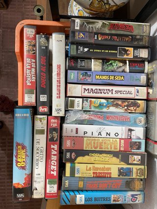 Películas VHS - videoclub. Títulos varios.