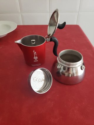 Cafetera Bialetti Fiammetta Induction Roja