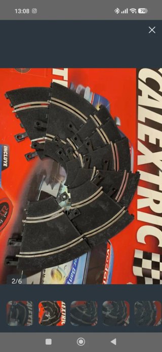 8 Curvas Interiores Scalextric 1/32