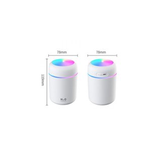 Humidificador difusor LED coche 0,3L aroma